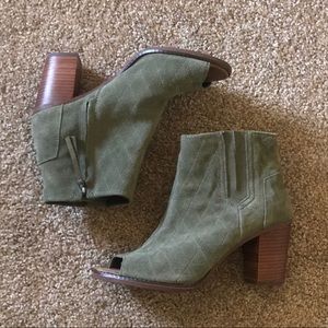Toms Green Booties